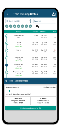 Railway Train Enquiry