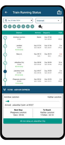 Railway Train Enquiry